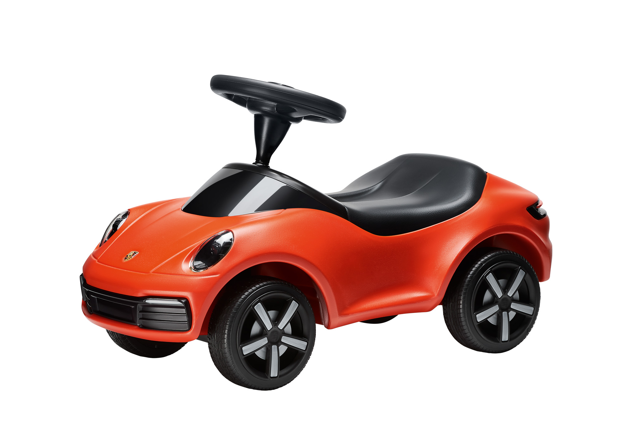 Дитячий автомобіль толокар Порше, помаранчевий