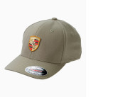 Кепка Porsche Flexfit сіро-зелена