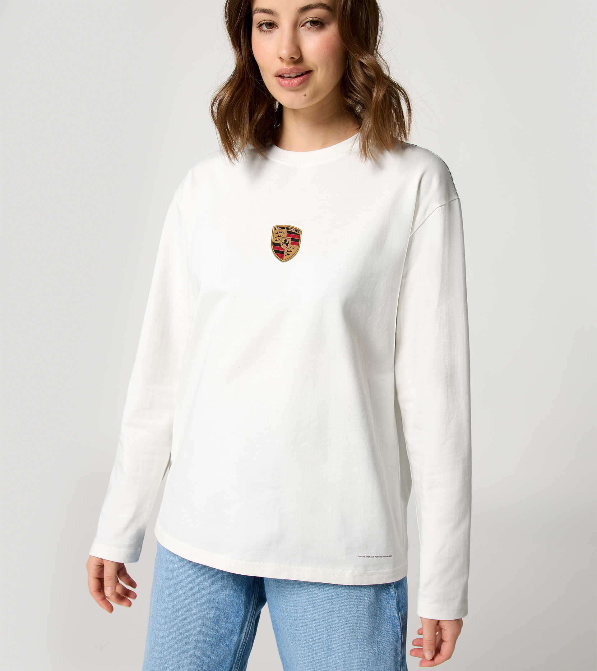 Лонгслів Porsche, унісекс, Fanwear, Retro, білий