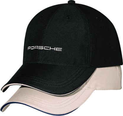 Кепка з логотипом Porsche, чорна